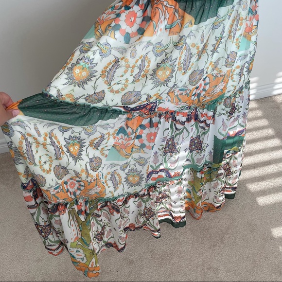 NWOT CityChic strapless maxi dress tiered - Picture 4 of 7